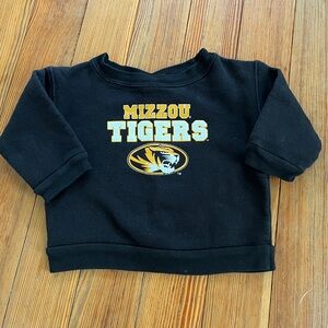 Kids Black Mizzou Tigers Sweatshirt
